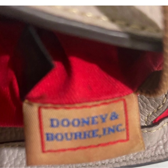 Dooney & Bourke Tan Leather Tote Bag - Picture 10 of 12